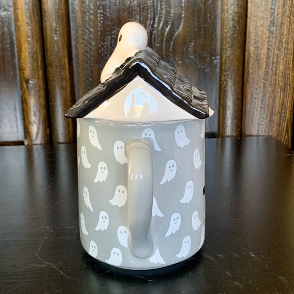 Flying Ghosts Haunted House Figural Topper Mug - Picture 5 of 11